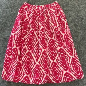 Scotch & Soda Y2K Midi Formal Vibrant Pink A-Line Skirt Size L